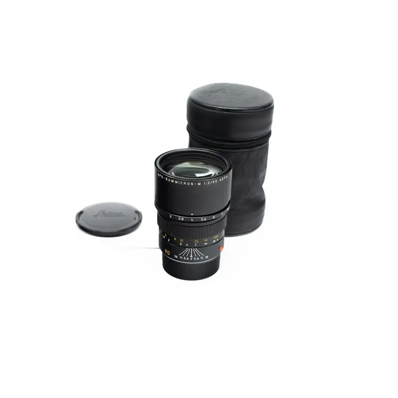 Leica APO-Summicron M 90mm f/2 ASPH Lens w/Case 3890554 (Second Hand)