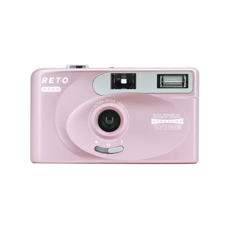 RETO PANO 35mm Film Camera Metallic Pink