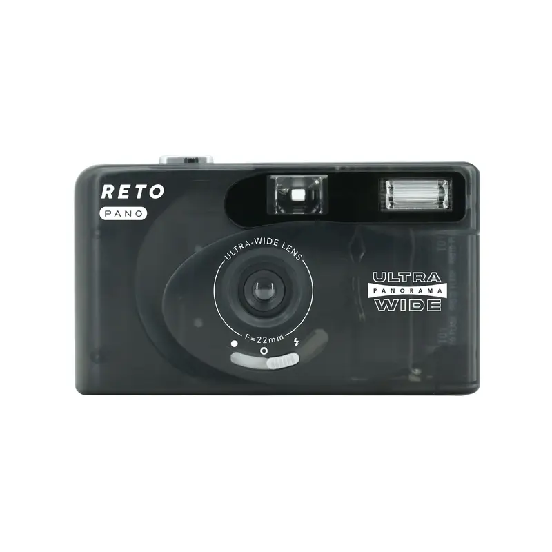 RETO PANO 35mm Film Camera Sheer Black