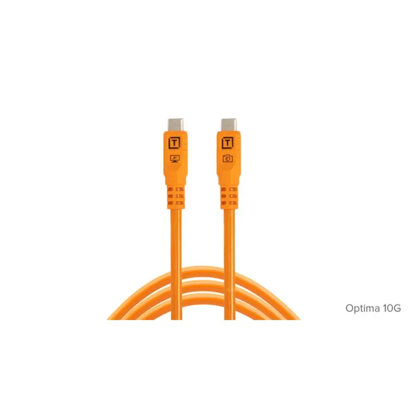 Tether Tools TetherPro Optima 10G USB-C 1.8m Cable Straight to Straight - Orange