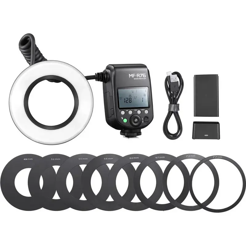 Godox MF-R76N TTL Marco Ring Flash for Nikon