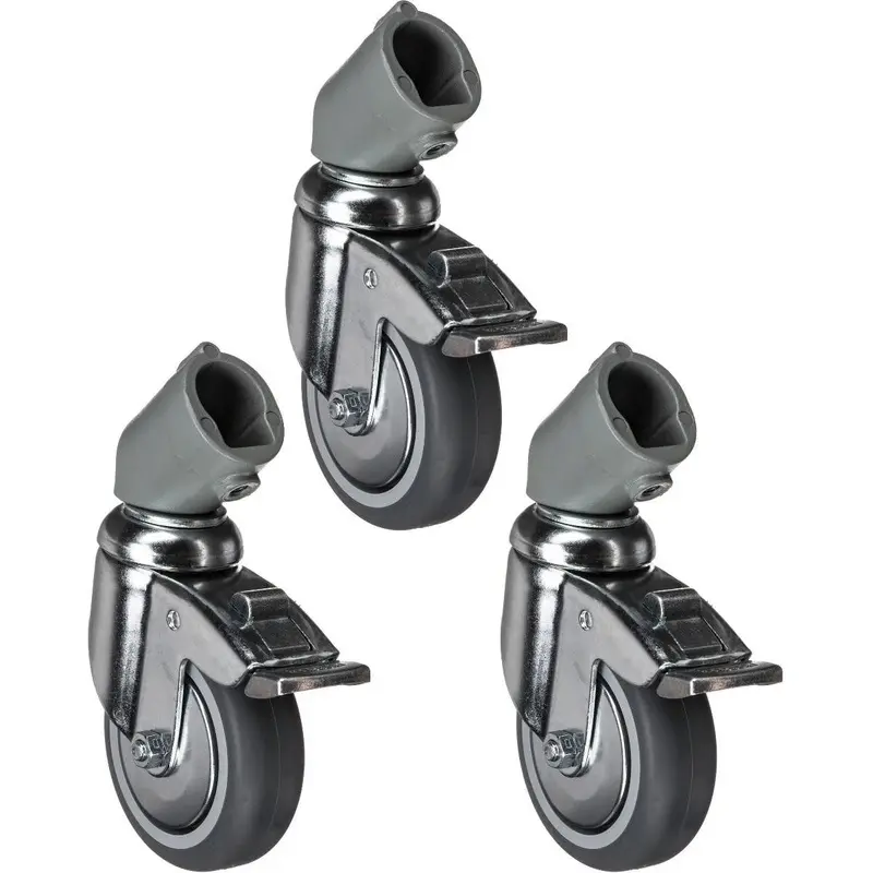 Manfrotto 110 Wheel Set 75mm with Brakes