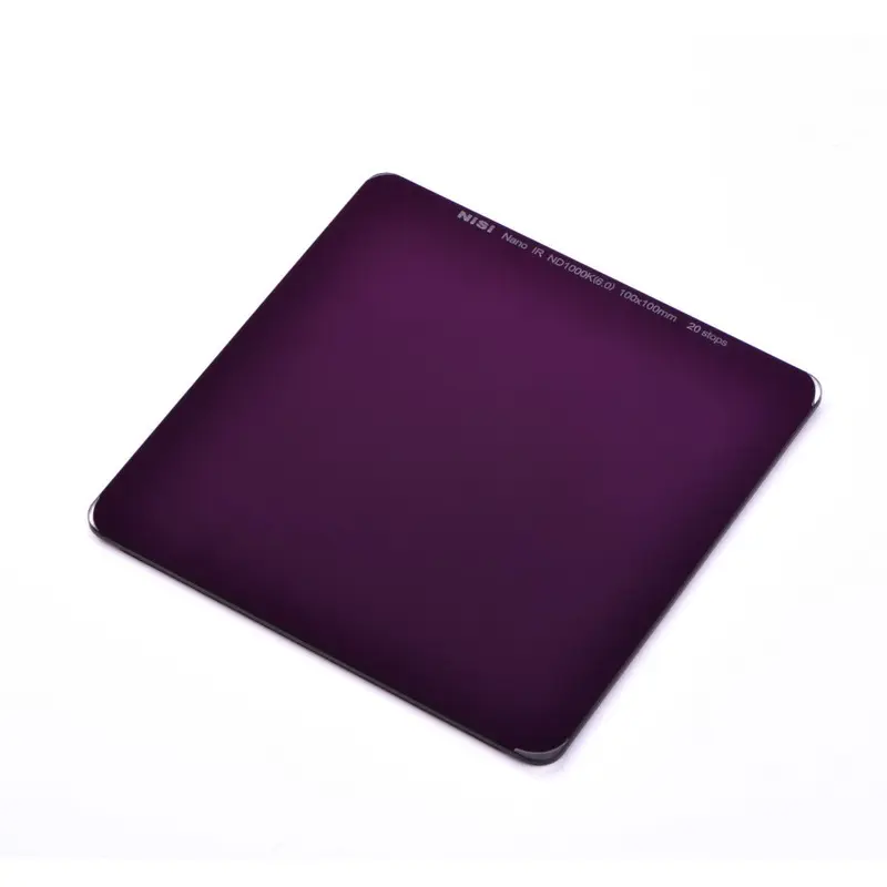 NiSi 100x100mm Nano IR Neutral Density filter  ND1000K (6.0)  20 Stop Black Hole