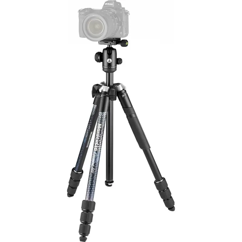 Manfrotto Element MII Aluminum Tripod with Ball Head (Black) (MKELMII4BK-BH)