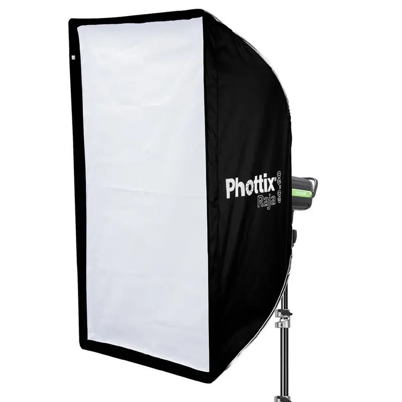 Phottix Softbox QuickFold RAJA 60x90cm Baffle Diff Grid Bowen S Mount