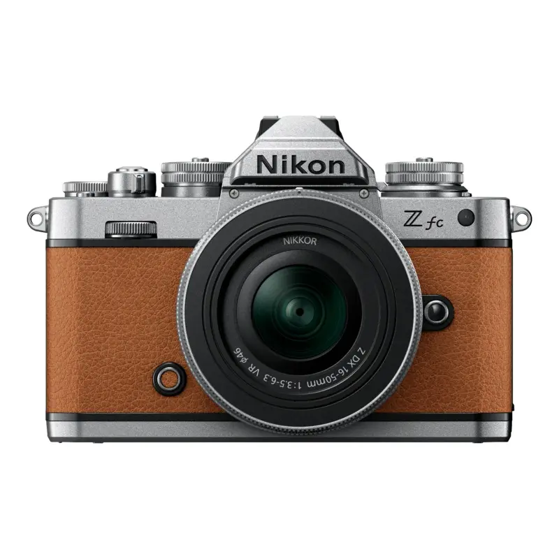 Nikon Zfc Mirrorless Camera with Z DX 16-50mm f/3.5-6.3 VR Lens (Amber Brown)