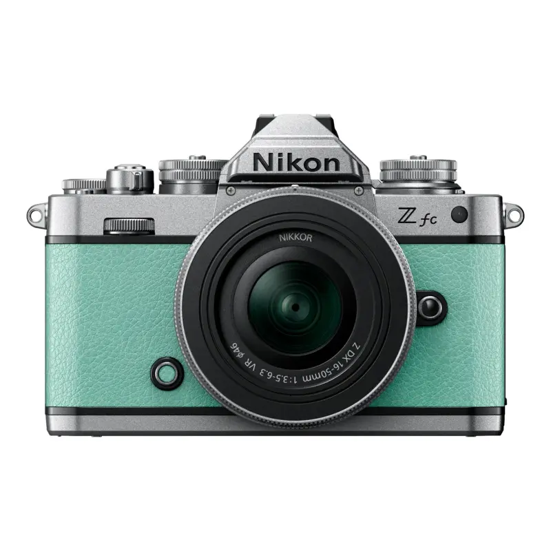 Nikon Zfc Mirrorless Camera with Z DX 16-50mm f/3.5-6.3 VR Lens (Mint Green)