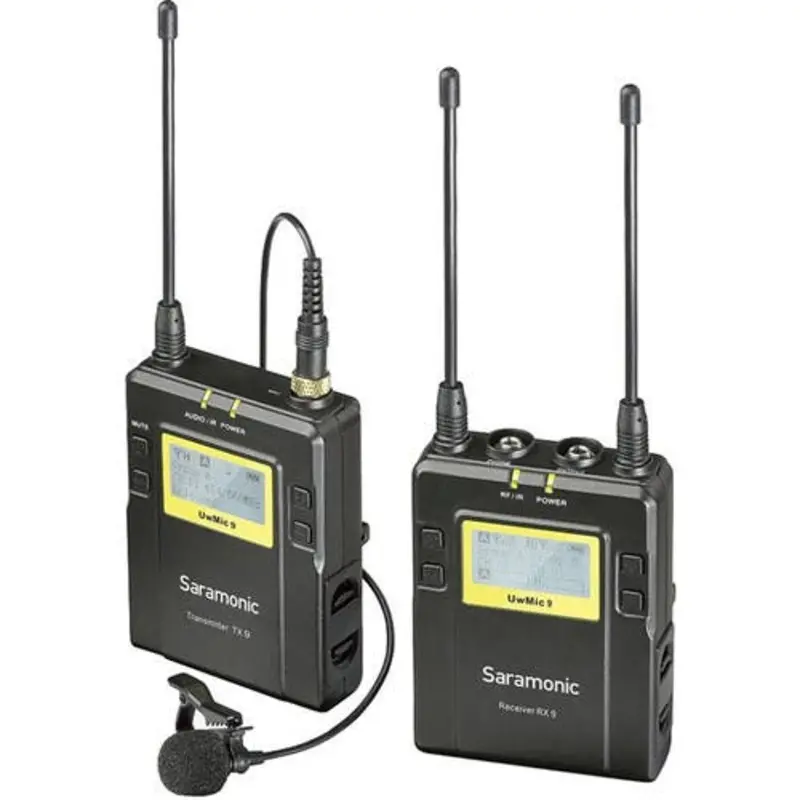 Saramonic UwMic9 TX9 + RX9 Camera-Mount Wireless Omni Lavalier Microphone System