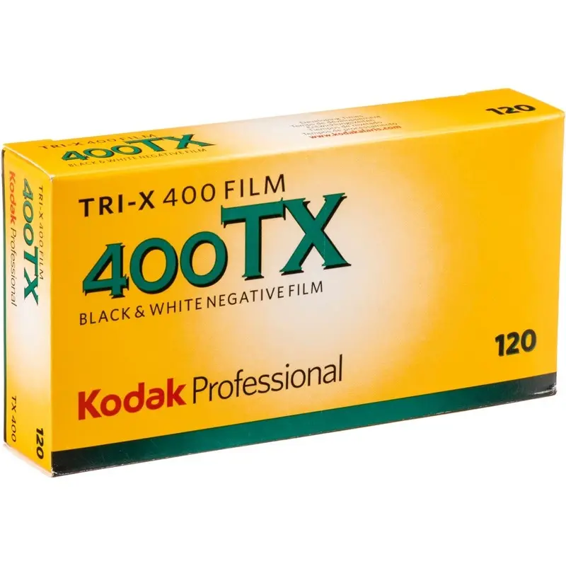 Kodak Professional Tri-X 400 Black & White Negative Film (120 Roll Film, 5 Pack)