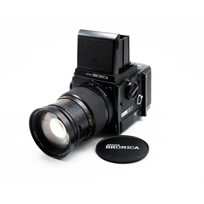 Bronica GS-1 with Zenzanon 200mm f/4.5 120 Back & WLF 3118683 (Second Hand)