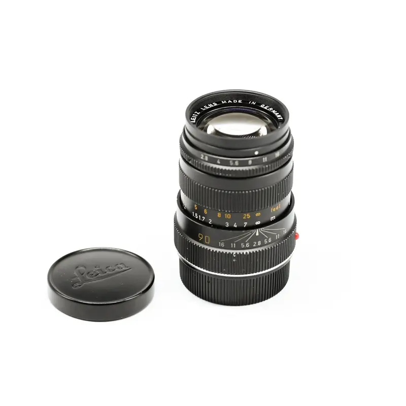Leica M 90mm f/2.8 Leitz Tele-Elmarit 11800 Made In Germany w/Caps (Second Hand)