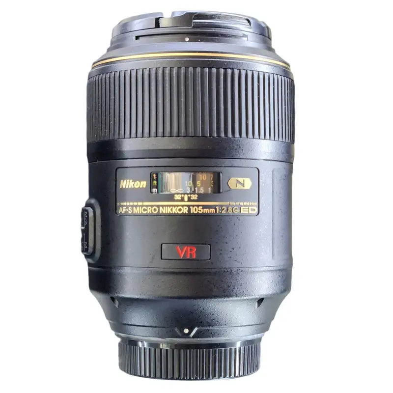 Pre-Owned Nikon AF-S Micro-Nikkor 105mm f/2.8 G ED VR Lens w/Caps 2248409