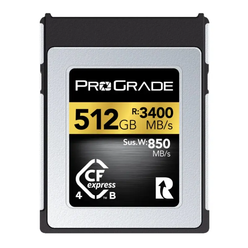 ProGrade CFexpress Type B 4.0 512GB Gold Memory Card