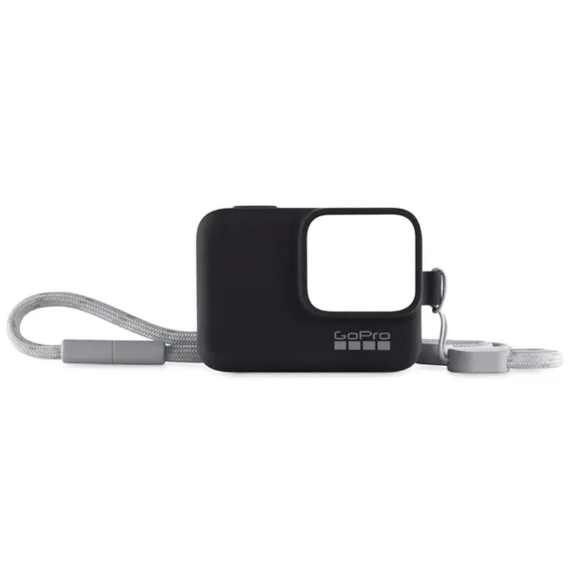 GoPro Silicone SLEEve & Adjustable Lanyard for HERO5/6/7/8 (Blackout)
