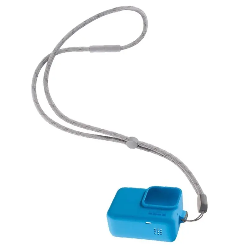 GoPro Silicone SLEEve & Adjustable Lanyard for HERO5/6/7/8 (Bluebird)