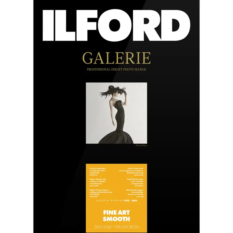 Ilford Galerie Fine Art Smooth Paper 200GSM A3+ - 25 Sheets