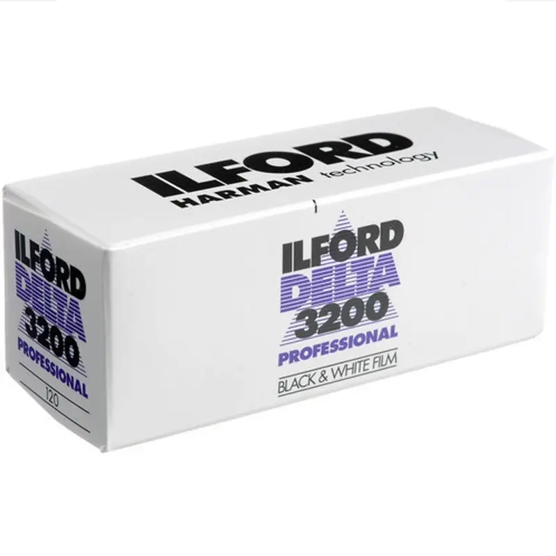 Ilford Delta 3200 Professional Black & White Negative Film (120 Roll Film)