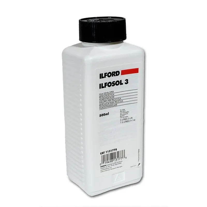 Ilford Ilfosol 3 Film Developer for Black & White Film 500ml