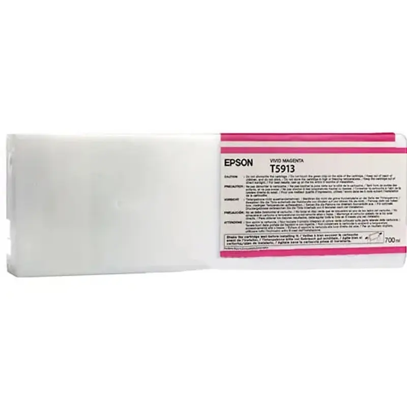 Epson T5913 UltraChrome K3 Vivid Magenta Ink Cartridge (700ml)