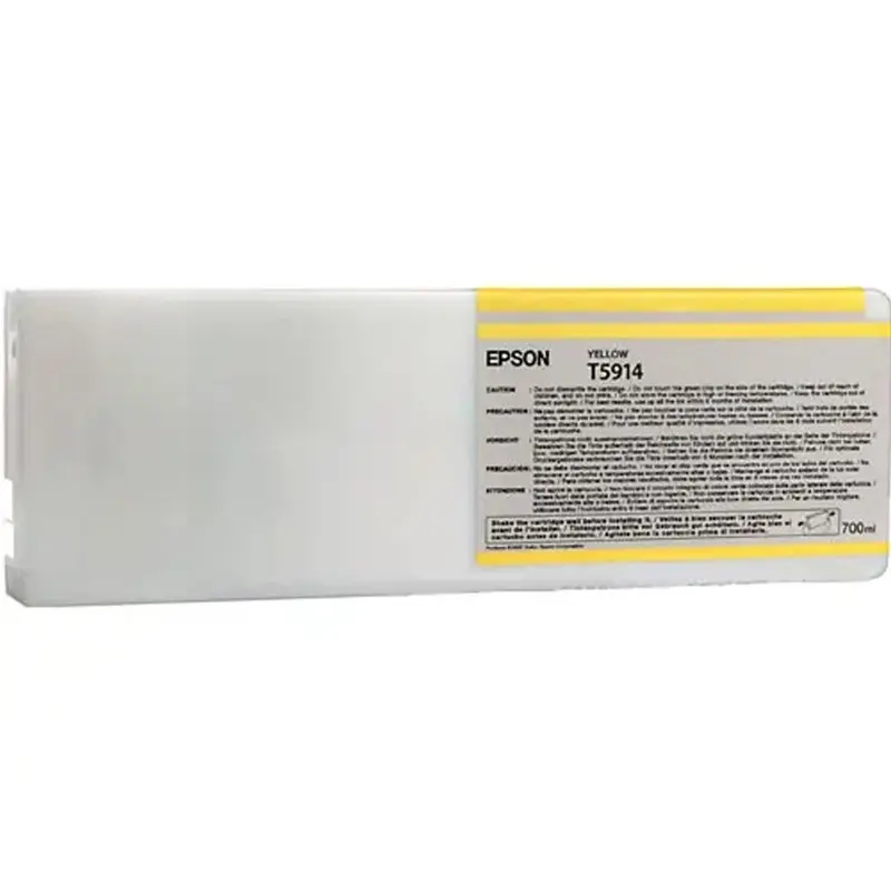 Epson T5914 UltraChrome K3 Yellow Ink Cartridge (700ml)