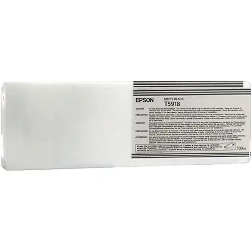 Epson T5918 UltraChrome K3 Matte Black Ink Cartridge (700ml)