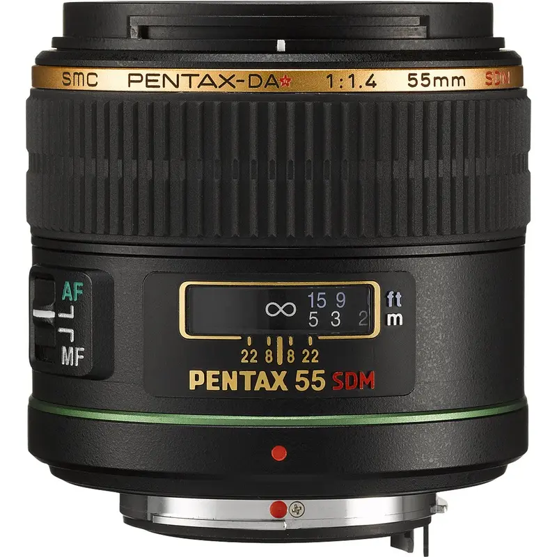 Pentax Telephoto 55mm f/1.4 DA* SDM Autofocus Lens for SLR