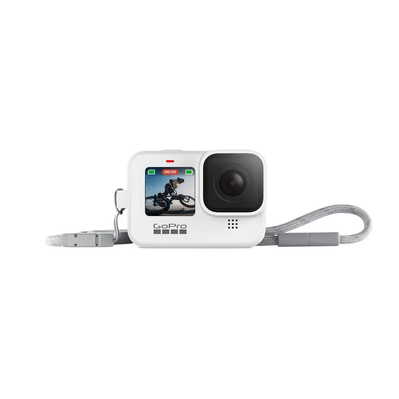 GoPro Sleeve & Lanyard for HERO9/10/11/12/13 Black (White)