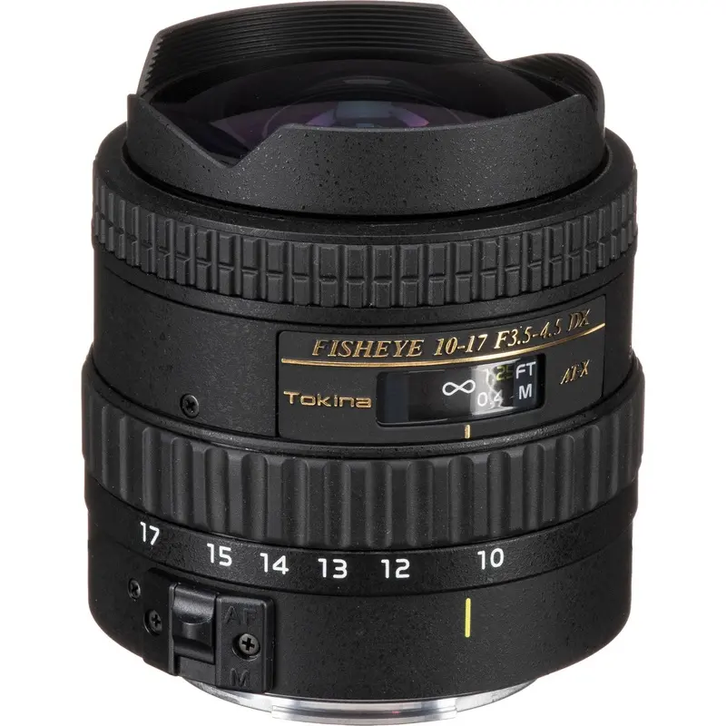 Tokina 10-17mm f/3.5-4.5 AT-X 107 AF DX Fisheye Lens for Canon