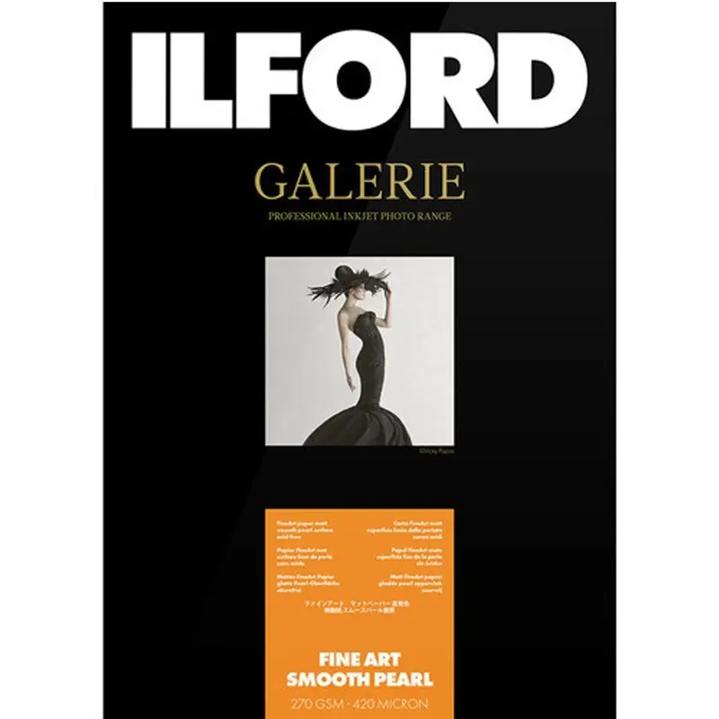 Ilford Galerie Fine Art Smooth Pearl 270GSM 4 x 6'' - 50 Sheets