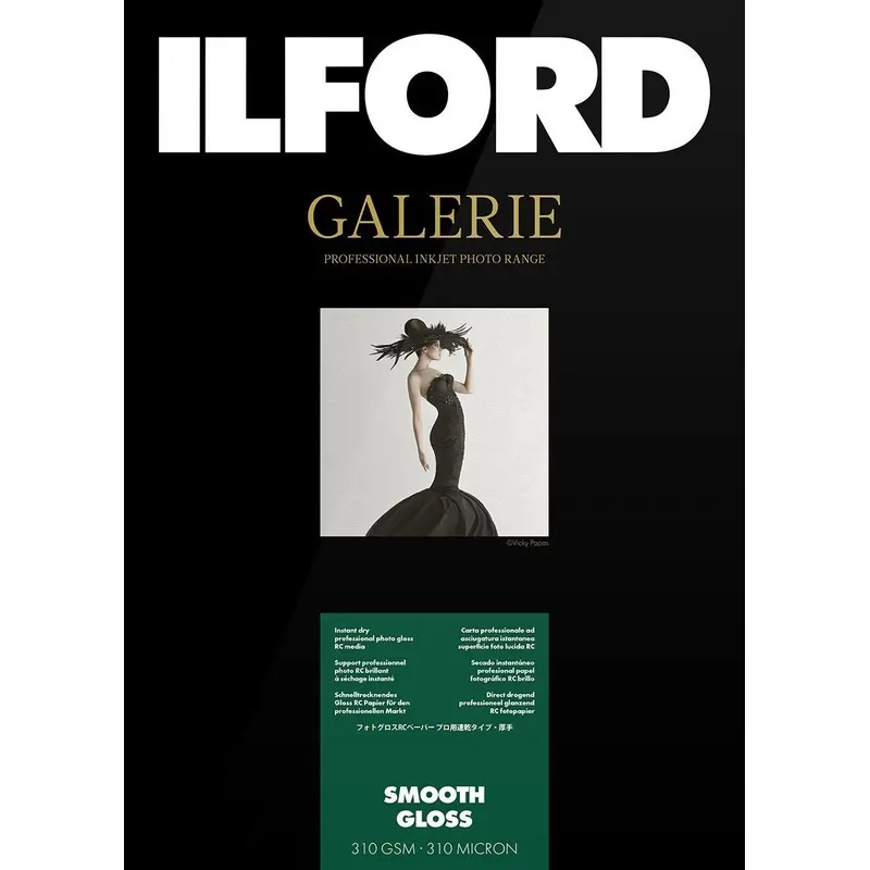 Ilford Galerie Smooth Gloss Paper 310GSM A4 - 100 Sheets