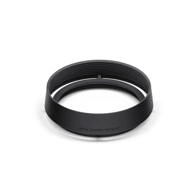 Leica Round Lens Hood Q (Aluminium, Black)