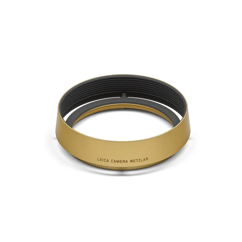 Leica Round Lens Hood Q (Brass, Blasted Finish)
