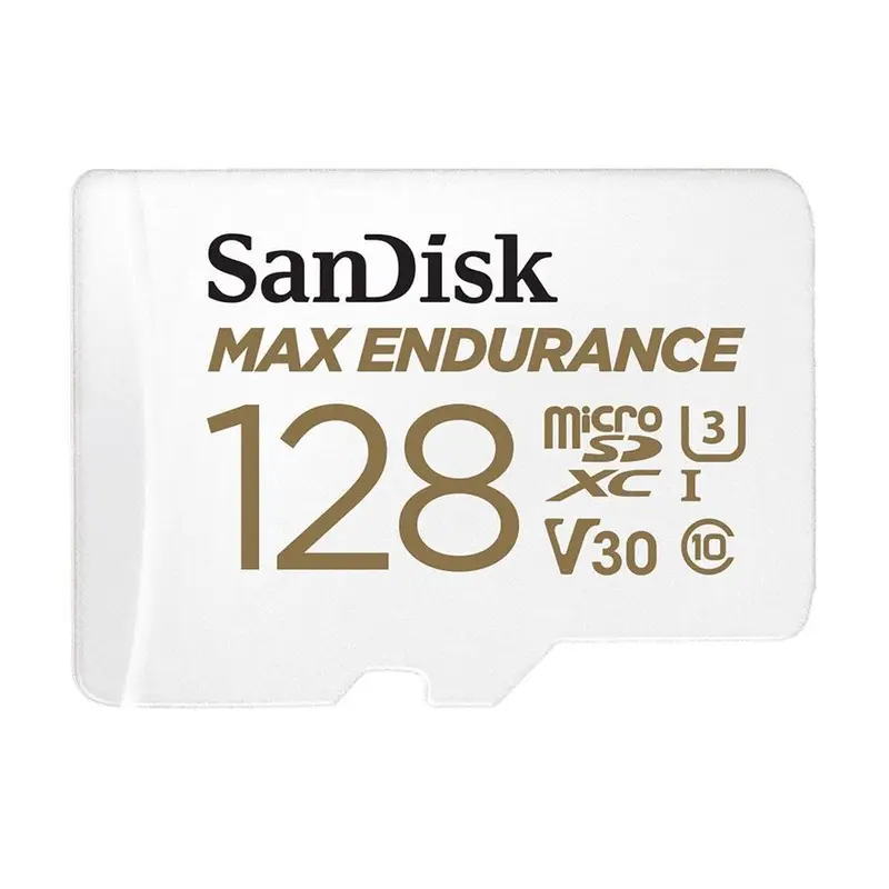 SanDisk Max Endurance microSDXC Card 128GB UHS-I C10 U3 V30 100mb/s, 40mb/s W