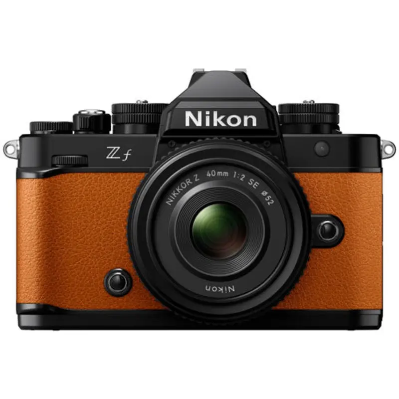Nikon Zf Mirrorless Camera with NIKKOR Z 40mm f/2.0 SE Lens (Sunset Orange)