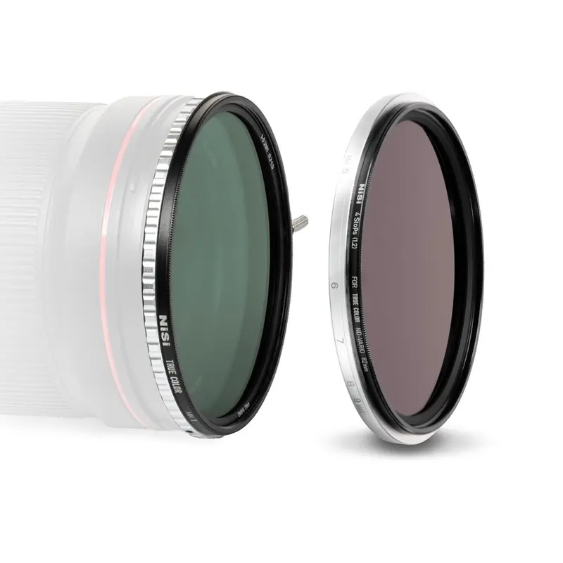 NiSi 67mm Swift True Color VND Kit 1-9 stops (1-5 Stops VND and + 4 Stop ND) and Case