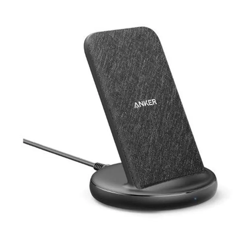 Anker PowerWave Sense Stand Fabric Wireless Fast Charge to 5W (Black)