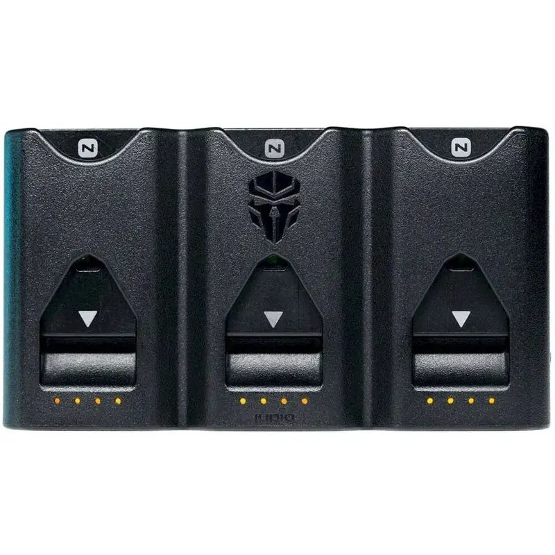 Jupio Canon LP-E6NH Prime Triple Charger with Memory Card Holder USB-C Charger