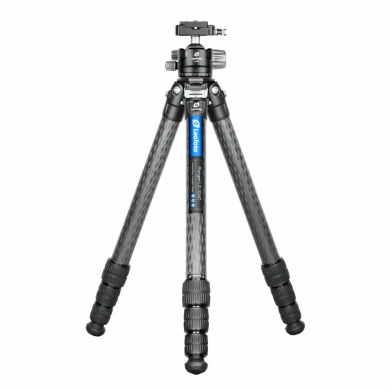 Leofoto LS-324C Ranger Series 4 Section Carbon Fibre Tripod with LH-40LR Ball Head
