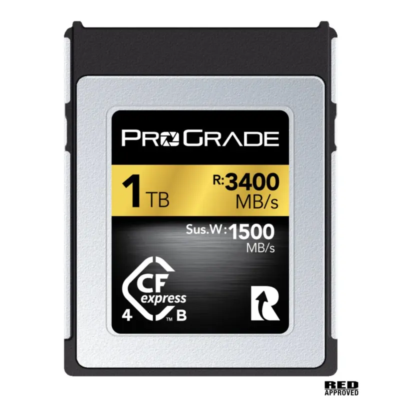 ProGrade CFexpress Type B 4.0 1TB Gold Memory Card
