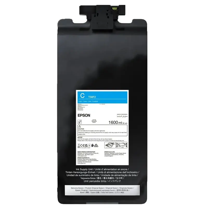EPSON UltraChrome Pro12 Ink 1.6L Cyan Pouch for P20560