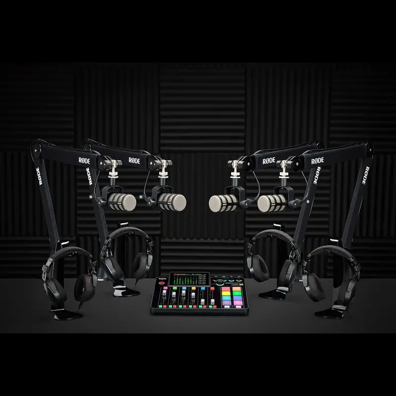 Rode RODECaster Pro II Four-Person Podcast Kit (Ultimate Podcaster Bundel)