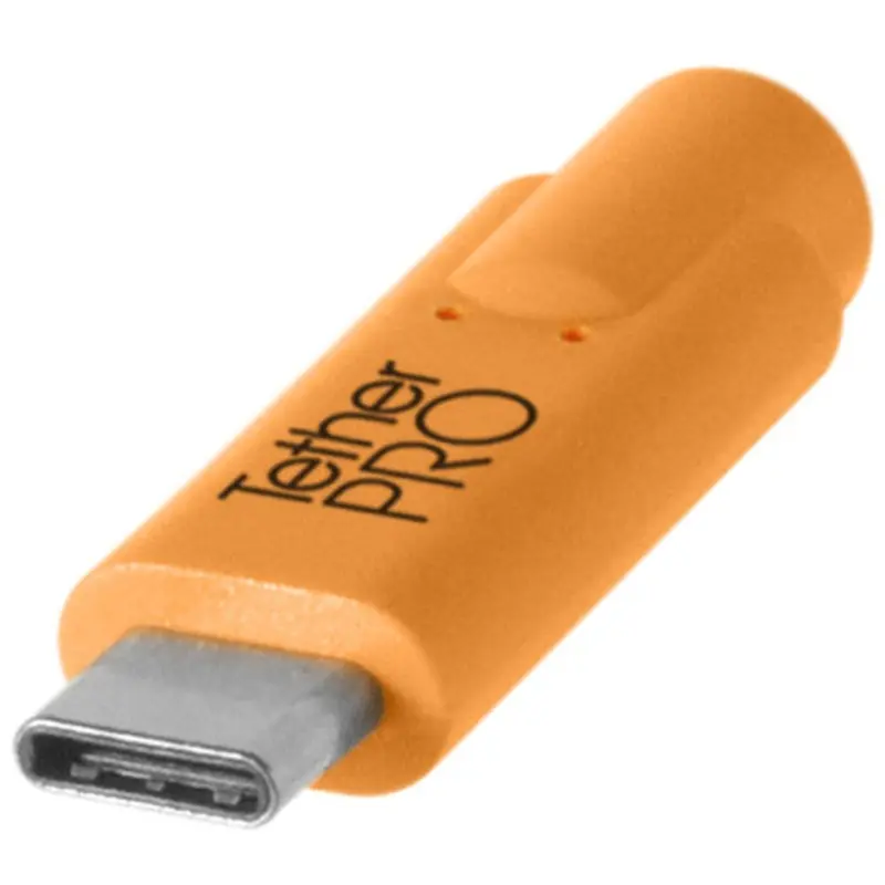 Tether Tools TetherPro USB Type-C Male to USB Type-C Male Cable (3', Orange)