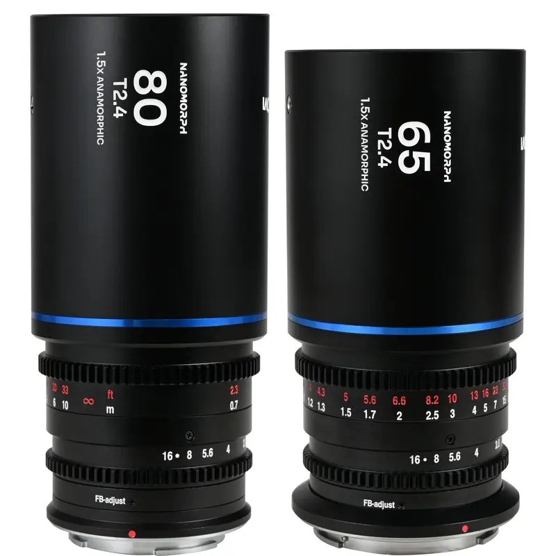 Laowa Nanomorph S35 Anamorphic Prime 2-Lens Bundle (Nikon Z, Blue Flare)