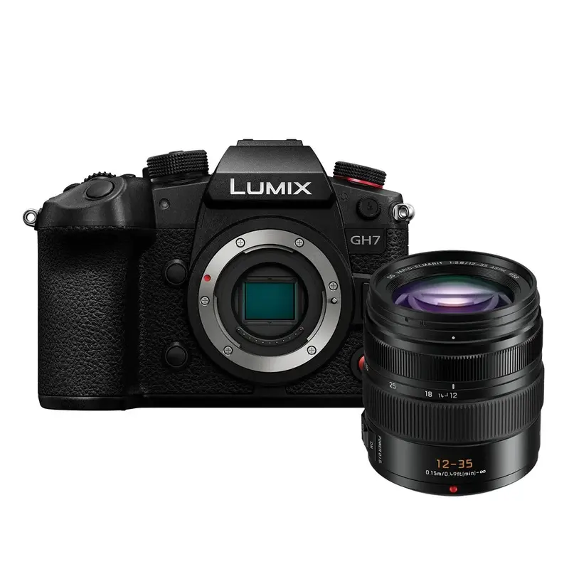 Panasonic LUMIX GH7 Video Hybrid Mirrorless Camera with Leica 12-35mm f/2.8 Lens Kit
