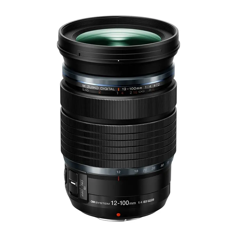 OM System M.ZUIKO Digital ED 12-100mm f/4 IS PRO Lens Black