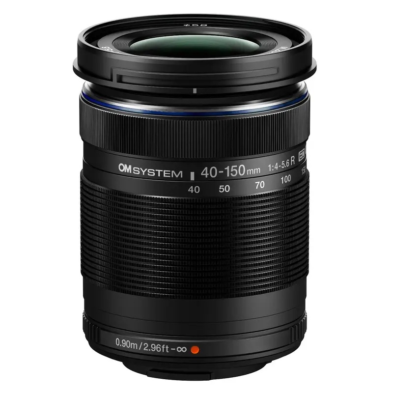 OM System M.ZUIKO Digital ED 40-150mm f/4-5.6 R Lens Black