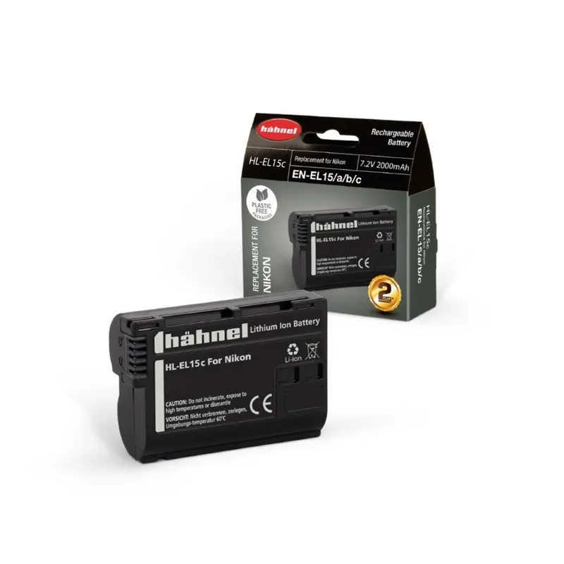 Hahnel EN-EL15C 2000mAh 7.0V Replacement Battery for Nikon