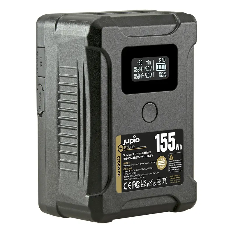 Jupio ProLine 155W Extreme V-Mount Battery