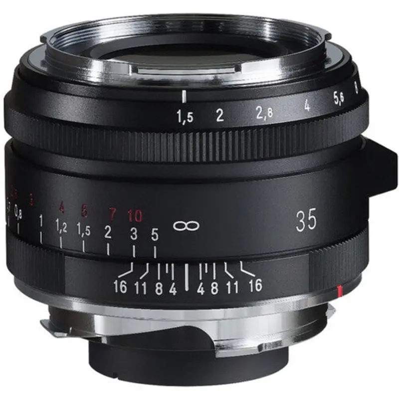 Voigtlander Nokton Vintage Line 35mm f/1.5 Aspherical Type I VM Lens (Matte Black)