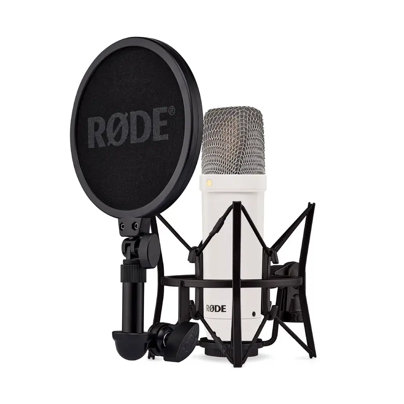 RODE NT1 Signature Series Large-Diaphragm Condenser Microphone (White)